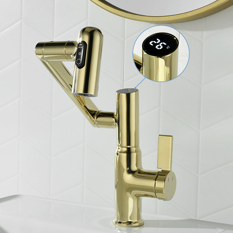 Intelligent Digital Display Bathroom Hot And Cold Basin Faucet