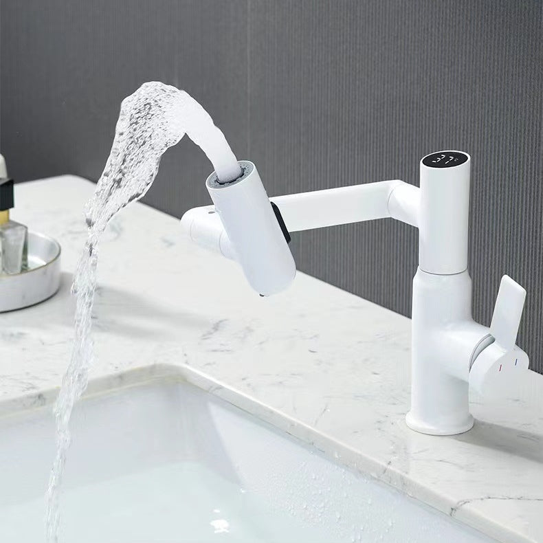 Intelligent Digital Display Bathroom Hot And Cold Basin Faucet