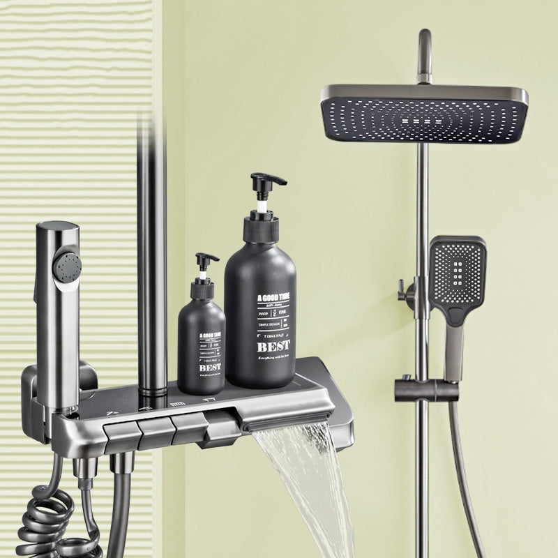 4-way Intelligent Rainfall Shower System with Digital Display