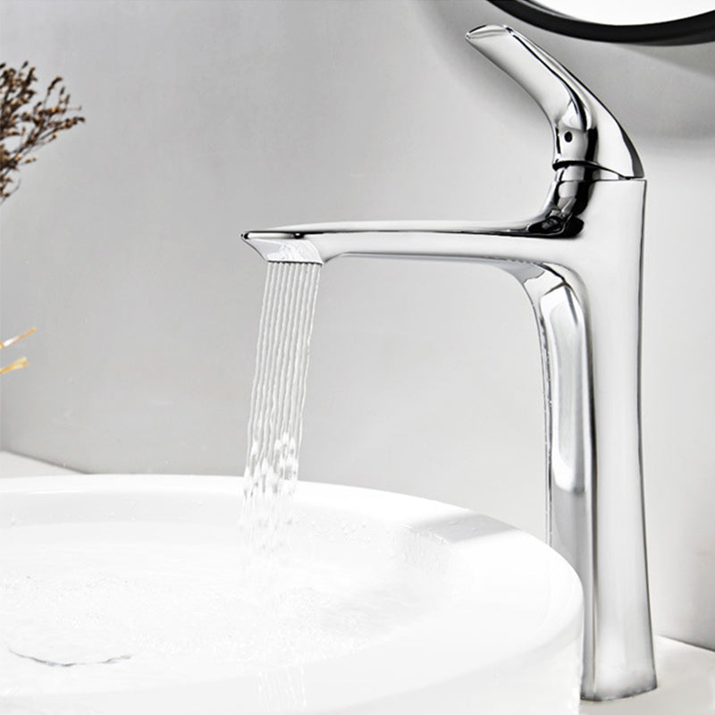 One-Hole Single Handle Vessel Bathroom Sink Faucet