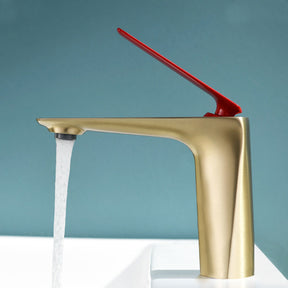 Single Hole Single Handle Brass Vessel Bathroom Sink Faucet