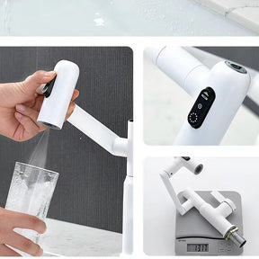 Intelligent Digital Display Bathroom Hot And Cold Basin Faucet