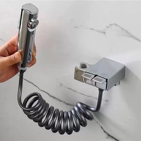 One in Two Out Adjustable Handheld Piano Keys Bidet Sprayer for Toilet