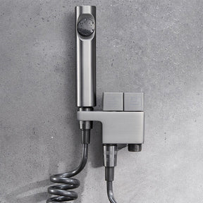 Toilet Bidet Sprayer Handheld Bidet Set with Double Outlet Angle Valve