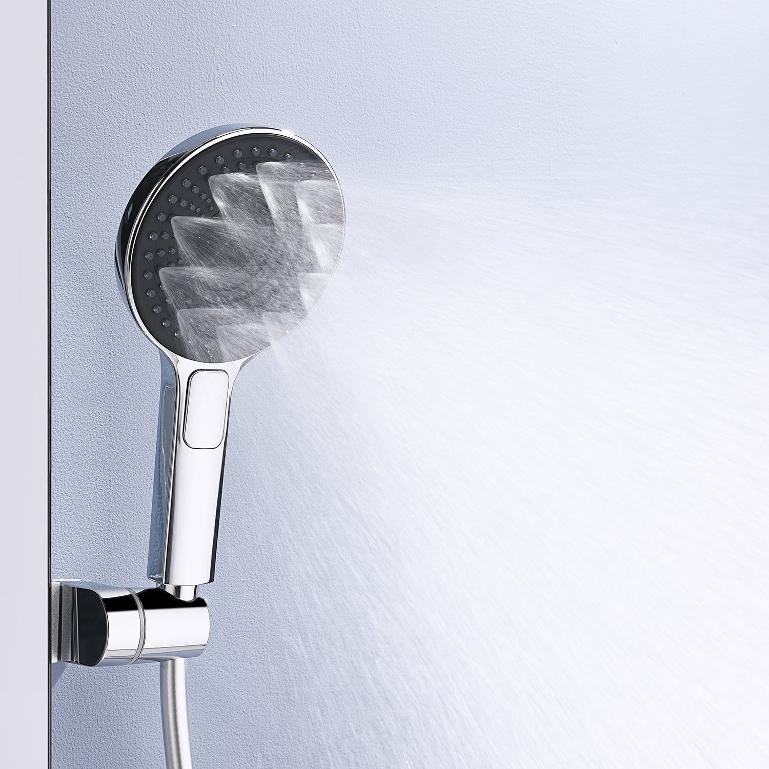 State-of-the-Art Shower System with Rainfall Shower head