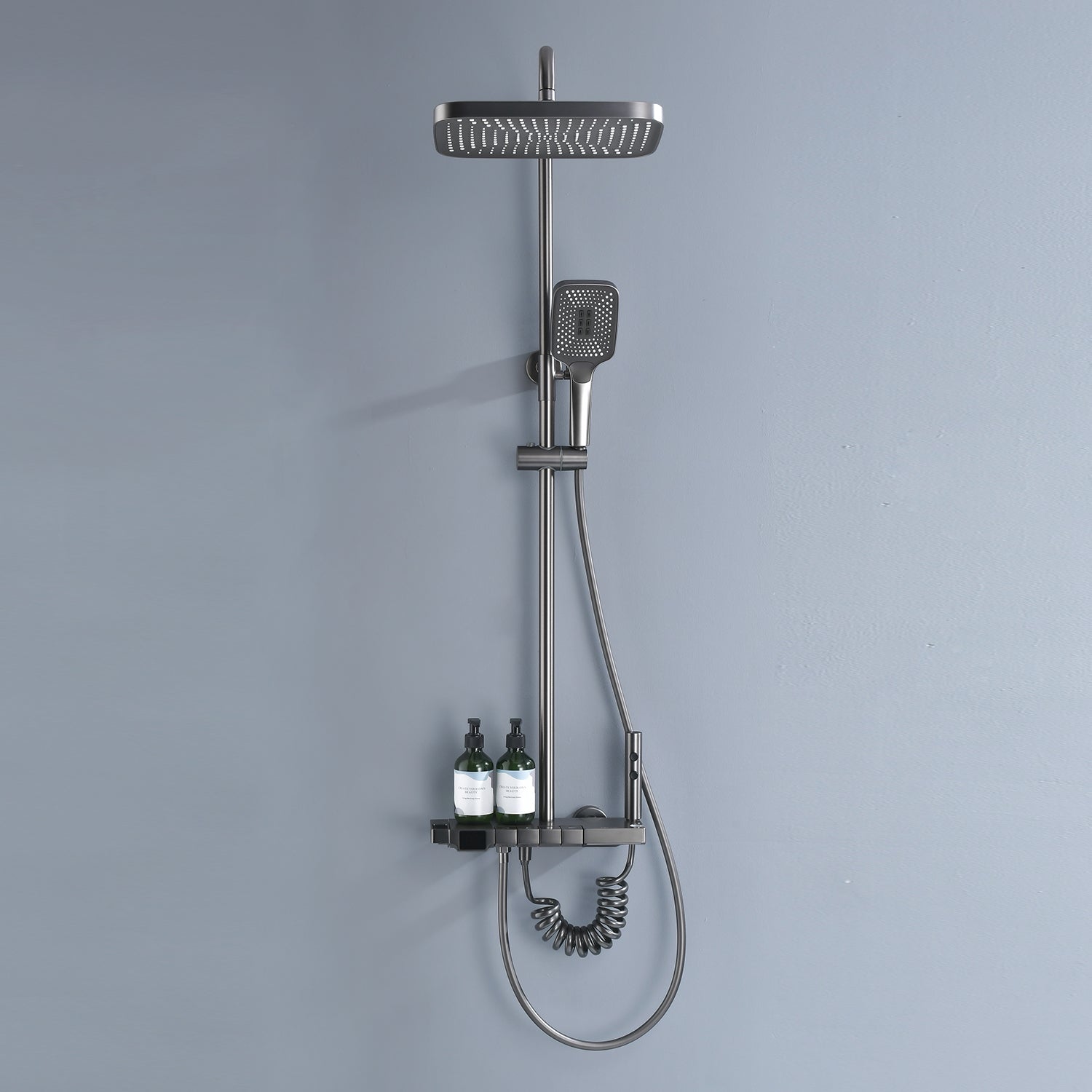 Advanced Shower System with Temperature Display