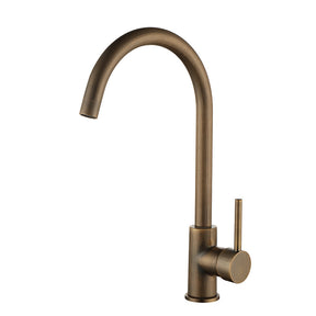 Antique Bronze Single Handle Brass Kitchen Faucet