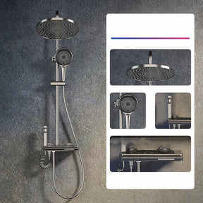 4-way Intelligent Rainfall Shower System with Digital Display