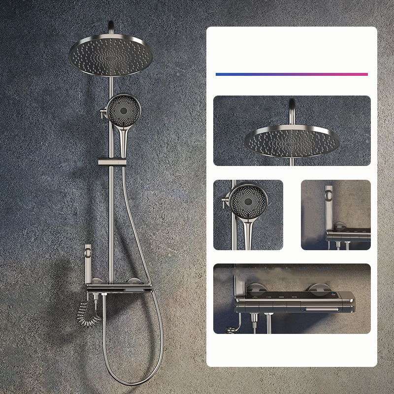Advanced Thermostatic Shower System with Digital Temperature Display a —  Goldenwarm