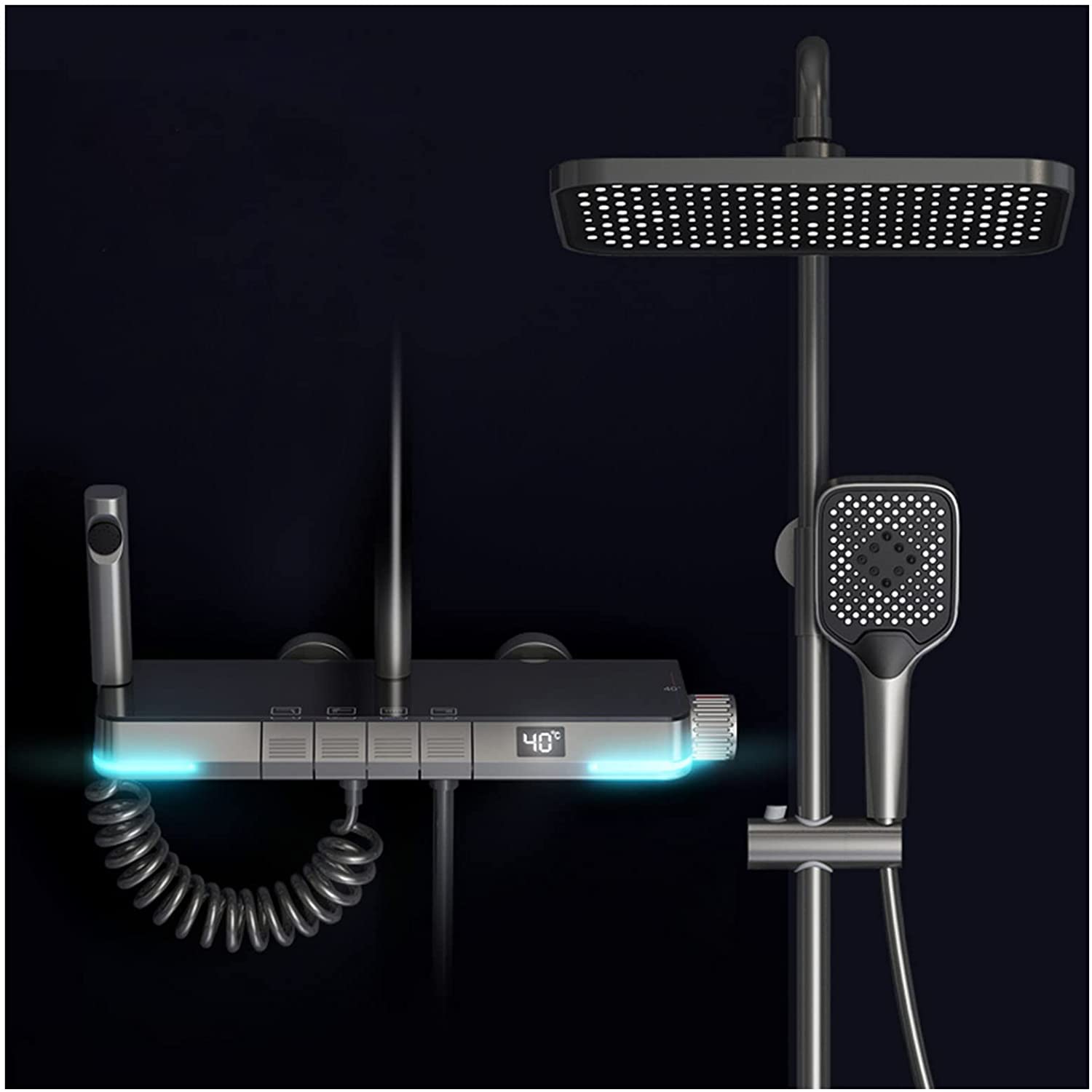 Thermostatic Digital Display Shower System